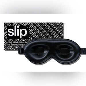 Slip 100% Pure Silk Lovely Lashes Contour Sleep Mask — Black
